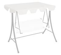 vidaXL Replacement Canopy for Garden Swing White 150/130x105/70 cm