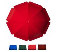 Replacement Canopy for Round Patio Umbrella, 8 & 10 Ribs, Market Table Umbrella Cover, Fits 180cm, 210cm, 220cm, 230cm, 240cm, UV Protection, Waterproof, Durable Fabric