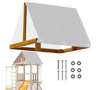 Replacement Canopy for Swing - 43x90 Inch Sun Protection Cover, All Weather Roof Tarp, Outdoor Pergola Shade Accessory, Reinforced Fabric Shelter Top | Practical Use for Patio Yard Garden Jungle Gym