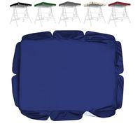 Replacement Canopy for Swing Seat, Waterproof Windproof Heavy Duty Rip Proof Garden Top Cover, 210D Oxford Cloth, Fits 2 & 3 Seater Hammock