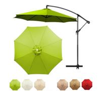 Replacement Canopy, Patio Umbrella Canopy, Parasol Replacement Top, 6 Ribs Umbrella Cover, 8 Ribs Canopy, Outdoor Garden Umbrella Fabric Cover(Green,8-RIBS 2.5m)