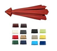 Replacement Canopy Top Cover for 6/8 Ribs Beach Patio Umbrella - Brown Canopy for 6.5/7.5/9/10ft Umbrellas - Upgrade Your Garden Parasol.