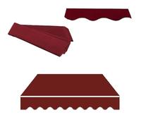 Replacement Canopy Top for 3x2.5m Patio ning, Waterproof Fabric for Retractable Balcony e, Red, 13x10ft/4x3.0m, Outdoor Cover, Easy Inll