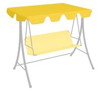 Replacement Canopy Yellow 210x146cm Polyester PVC Coated Foldable UV-Resist Easy