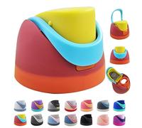 Replacement Cap for Owala Freesip,One Button Water Bottle Top Lid Compatible with Owala Cup 16oz 24oz 32oz 40oz, BPA-Free Replacement Lid Accessory for Owala Free Sip (Yellow-red)