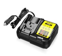 Replacement Car Charger for Dewalt 20V Battery DCB112 Charger with 12V DC Vehicle Output for Dewaot 12V 20V 60V DCB201 DCB203 DCB204 Lithium Battery