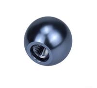Replacement Car Gearshift Knob Made from Aluminum Alloy Featuring a Round Ball Shape for Comfortable Handling and Wide Vehicle Fit (Titanium)