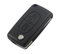 Replacement Car Key Fob Cases, 2 Buttons Flip Key Shell Fits for Peugeo-t 107 207 307 307S 308 407 607 2BT Fits for Citroe n C2 C3 C4 C5 C6 C8 Xsara