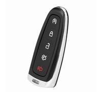 Replacement Car Remote Key Shell Protective Case Durable Plastic No Programming Needed for Edge Explorer 2011 2015 Black ABS Material