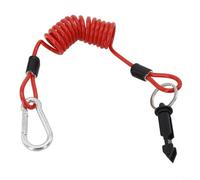 Replacement Caravan Breakaway Cable with Coiled Design and Pin Electric Switch Brake for Reliable Towing and Trailer Safety