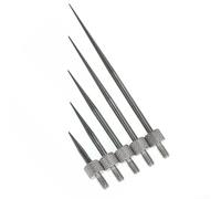 Replacement Carbide Needle Points for Dial Indicator and Depth Gauges, M2.5 Thread, R0.2mm Tip Radius, Five Length Variants Available