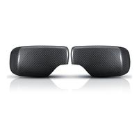 Replacement Carbon Look/Glossy Black Car Side Wing Cap Mirror Cover Case For BMW E46 E39 3 Series 1998-2005(Carbon Fiber Look)