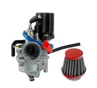 Replacement Carburetor For Y-AMAHA For Jog 50 50cc For JOG90 PZ19J 19mm 2 Stroke 1E40QMB Motorcycle Scooter Carburator With Air Filter(Black- Silver)