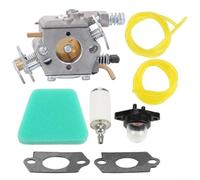 Replacement Carburetor Kit for Craftsman 18 42cc Chainsaws Fits OEM Part 545081885 Includes Two Gaskets Two Fuel Lines Air Filter Fuel Filter