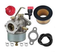 Replacement Carburetor Kit with Air Filter Gasket Fuel Valve for Tecumseh H30 H50 H60 HH60 HH70 Engines, Compatible with Snowblowers and for TROY Horse Tillers, Replaces 632230 632272 632631 631067