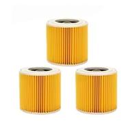 Replacement Cartridge Filter Compatible with Karcher WD WD2 WD3 WD1 MV3 MV2 Series Wet Dry Vacuum Cleaner Accessory 3pcs