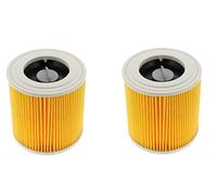 Replacement Cartridge Filters Compatible with Kärcher WD2 WD3 MV2 & MV3 Wet & Dry Vacuum Hoover Cleaners Alternative to 6.414-552.0 Pack of 2
