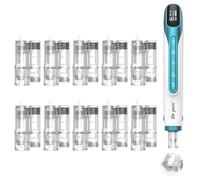 Replacement Cartridges 42 Pin for Dr. Pen H6, Pack of 10 Attachments with Chip Control, 3 ml Serum Chamber, Twist-Lock System for Large Skin Areas Face Body, Home Studio Application (42 Pin 10 Pieces)
