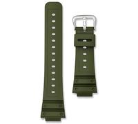 Replacement Casioak Strap | Compatible with Casio G-Shock GA-2100 | 16 mm Green Watch Band | Tough Waterproof Resin Rubber Plastic | Spring Bars & Tool Included (16mm, Green)
