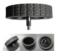 Replacement Casters Wheel Tire for Deebot Non-Slip Dt85g Dependable Vacuum Cleaner - Robot Rubber Tread Place Simple Style Black (1-Pack)