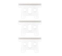 Replacement Ceramic Blade,Compatible for Andis， D7 D8,Compatible for Slimline， Pro Li Trimmers, 32655, 32400 Low Heat(Set of 3)