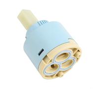 Replacement Ceramic Tap Cartridge Valve, For Kitchen Basin Mixer Faucet 90 Degree Core Handles Hot And Cold Water Easy Install Long Lasting Fix | Entgoinggo(40mm)