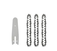 Replacement Chains, Chainsaw Chain Guide Plate Set for 4 Inch and 6 Inch Mini Electric Chainsaw Replacement(Set C)