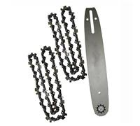Replacement Chainsaw Chains Guide Bar 12 Inch 3/8 LP Pitch .050" Gauge 45 Drive Links for Craftsman for Echo for Poulan for Greenworks(1 Set B)
