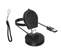 Replacement Charger Stand for Amazfit Bip 6 and Active 2, Charging Dock with 100cm USB Cable, ABS Material, 5V 1A Power Adapter for Smart Watch
