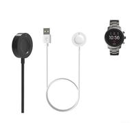 Replacement Charging Cable For Fossil Gen 5 And Gen 4 For Smart Watch With 5V 0.5A Output And Intelligent Power Cutoff For Equipment Safety(white)
