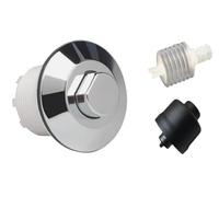Replacement Chrome Toilet Flush Button & Air Bellow Service Kit Pack for Grohe Adagio Toilet Button & Cistern 38488/43506000