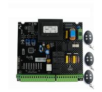 Replacement Circuit Control Board For AC Automatic Swing Gate Opener AC Motor Control Unit PCB Controller Circuit Board Electronic Card for Factories, Schools, Residences(1 board and 3 remote)