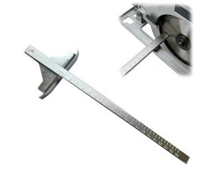 Replacement Circular Saw Edge Guide,Cutting Guide Rail,Sliding G-uide for Circular Saw,Metal Alignment Rail with Scale,Accurate Cutting,Straight Line Guidance, Compatibility with Multiple Tools,11mm