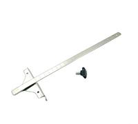 Replacement Circular Saw Guide and Knob for DeWalt Models 381091-00 396992-02 Compatible with DCS391 DCS300 Metal Construction Silver Black