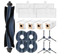 Replacement Cleaning Accessories Kit for eufy For Omni C20 Robot Vacuum Main Brush Side Brushes Filter Bags (A)