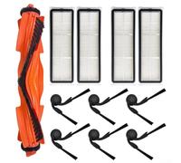 Replacement Cleaning Accessories Main Brush Side Brushes and Filters for Xiaomi S40 OV81 Robot Vacuum