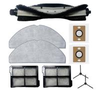 Replacement Cleaning Parts for ILIFE A30 Pro V10 Robot Vacuum Cleaner Including Side Brushes, Mop Cloths, Dust Bags and Filters