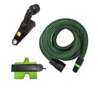 Replacement Cleanup Hose for Workshop Hookup, Corrugated Vacuum Hose Assembly with Locking Connector for Upkeep Replacement Vacuum Hookup Cleanup Assembly Locking Connector Workshop Maintenance Cuff