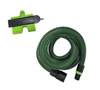 Replacement Cleanup Hose for Workshop Hookup, Corrugated Vacuum Hose Assembly with Locking Connector for Upkeep Replacement Vacuum Hookup Cleanup Assembly Locking Connector Workshop Maintenance Cuff