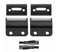 Replacement Clipper Blade Set Compatible with Wahl 5 Star Cordless | Stagger tooth cutter head set designed for clipper maintenance and blade changes(Black 2Pack)