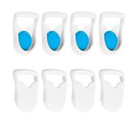 Replacement Clips for Positive Airway Pressure, 4 pairs | White ABS Housings and Blue Circular Parts, Release, Two-Piece Pair for Headgear Clip Replacement