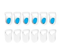 Replacement Clips for Positive Airway Pressure, 6 pairs | White ABS Housings and Blue Circular Parts, Release, Two-Piece Pair for Headgear Clip Replacement