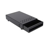 Replacement Coffee Knock Box Drawer Stainless Steel Thickened Coffee Residue Powder Box(Black)