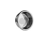 Replacement Coffee Maker Basket, Precision High Extraction Matrix Basket Filter, Micro Sieve Filter Basket Double Layer Portable Filter Basket for 51/53/58mm(53mm 16g Silver)