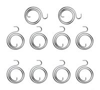 Replacement Coil Springs for Door Handle Lever Latch 10pcs Internal Mechanism Repair 2 5 TURN Zinc Coated Black Passive Finish Compatible with Multiple Handles