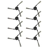 Replacement Compatible Brushes for Mova Z60 Series Roller Robot Format Simple Snap-on Installation Mop Having Highly Z60 Mova Vacuum Plus Side - 8-Piece Set Plastic-Nylon Bristles Corner-Cleaning