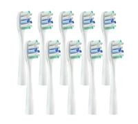 Replacement,Compatible for Usmile Y1/U1/U2 Toothbrush Heads Pink Smart Electric Tooth Clean Brush Nozzles 4/10Pcs/Set(10WhiteBlueR)