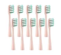 Replacement，Compatible for Usmile Y1/U1/U2 Toothbrush Heads Pink Smart Electric Tooth Clean Brush Nozzles 4/10Pcs/Set(10PinkGreenF)