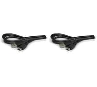 Replacement Compatible Nikon UC-E4 USB Cable Lead for Nikon D Series - 1m [See description for models] by Dragon Trading (Pack of 2)