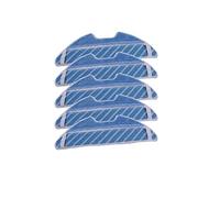 Replacement Compatible With Conga 1290 1390 1590 Robot Vacuum Cleaner Spare Parts Main Roller Brush Side Brush Hepa Filter Mop Cloth (Color : 5 Mop Clothes)